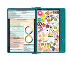WhiteCoat Clipboard® - Teal Child Life Specialist Edition